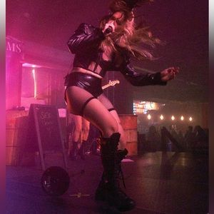 As seen one Cari Fletcher Current Mood Dolls Kill NWOT Motorcycle/Combat/Boots